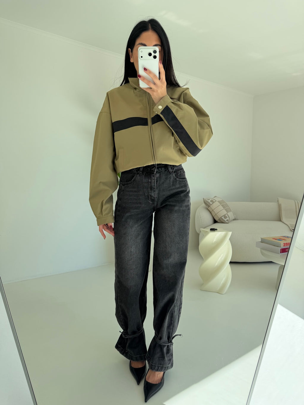 A3584-1-JEANS LACES NERO