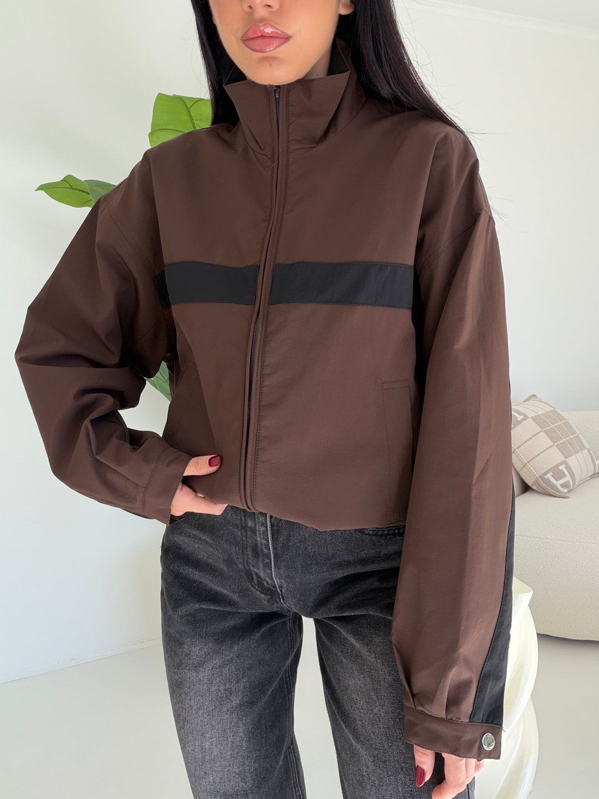 8115-BOMBER DUPE CHOCO
