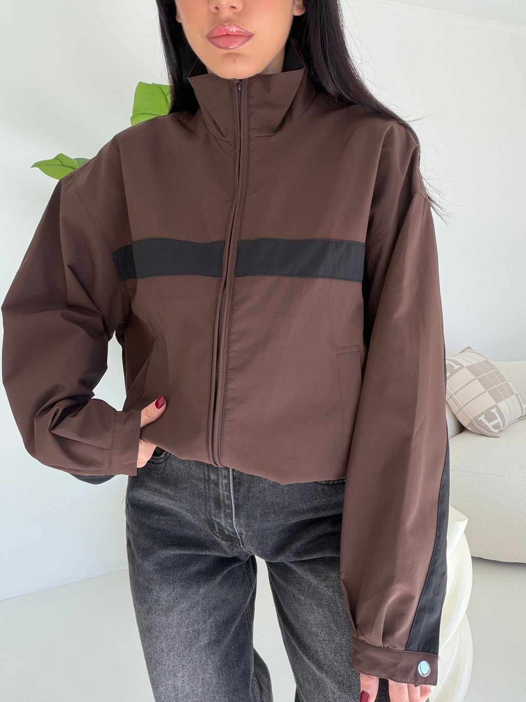 8115-BOMBER DUPE CHOCO