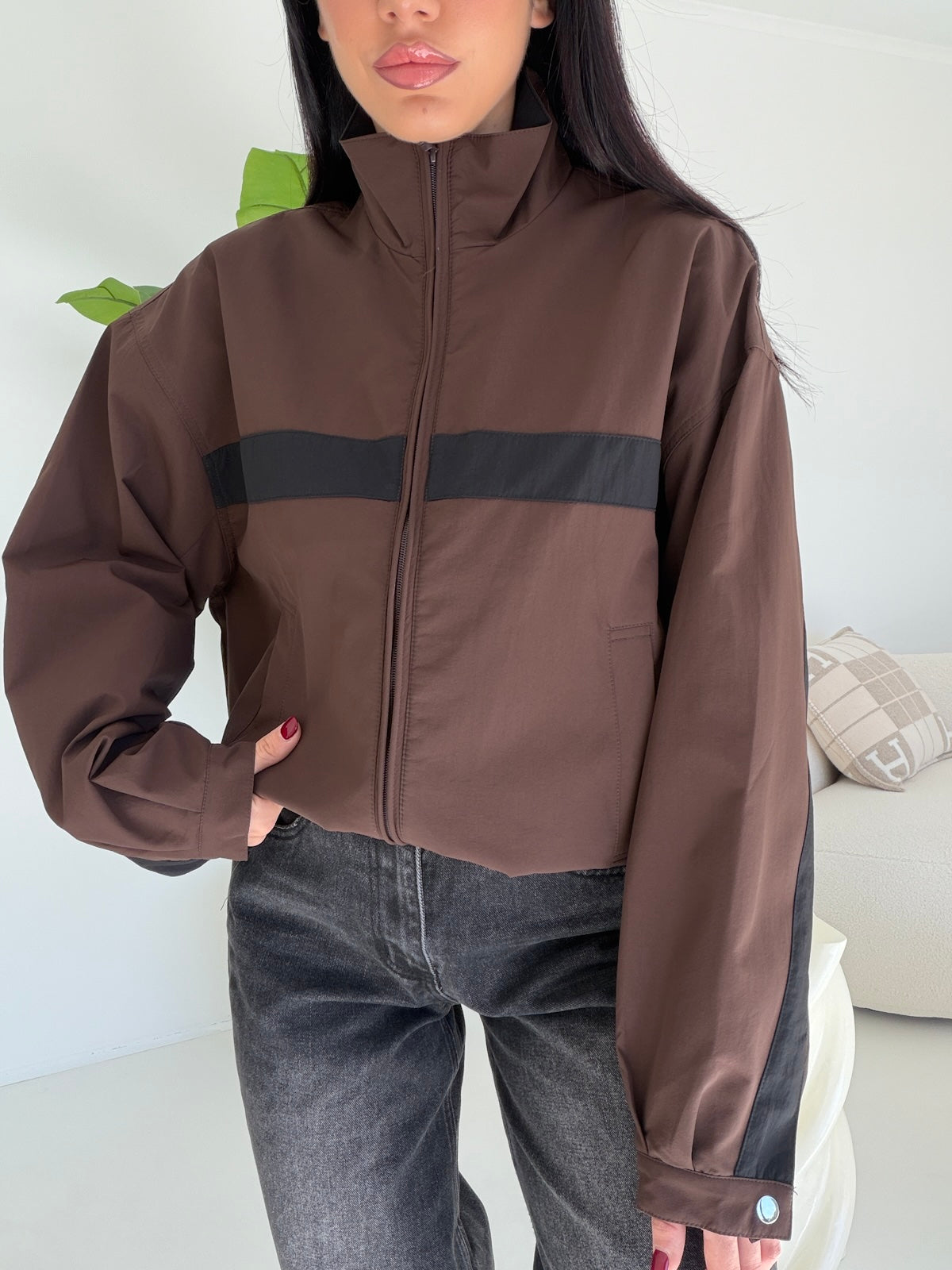 8115-BOMBER DUPE CHOCO