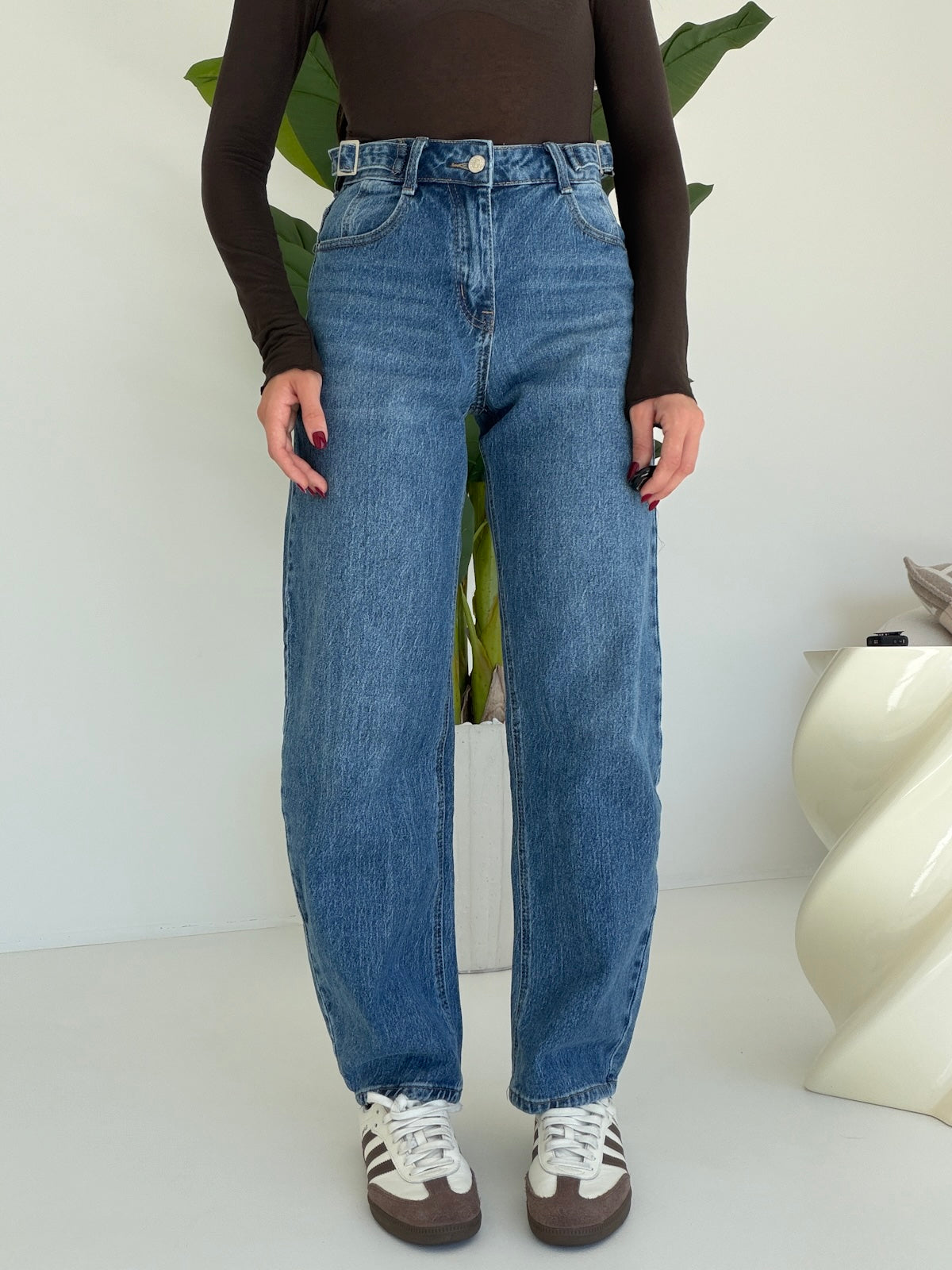 M7566D-JEANS BARREL RAFFY