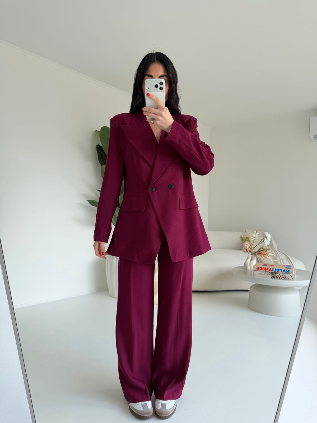 TAILLEUR SAMIRA BORDEAUX