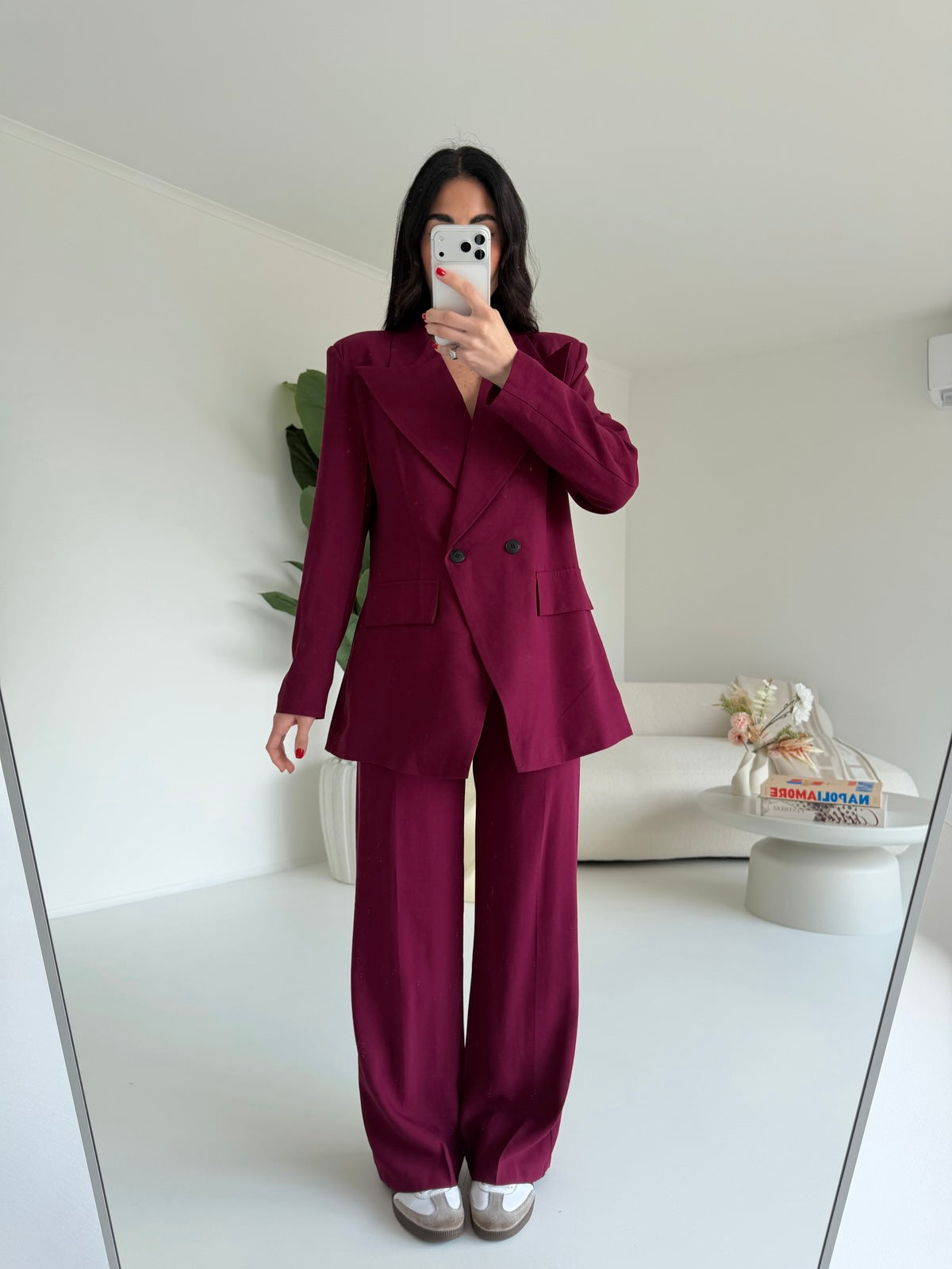 TAILLEUR SAMIRA BORDEAUX