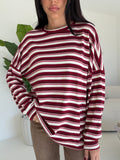 MAGLIA GEMMA BORDEAUX