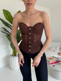 JH8016-BUSTIER AMELIE CHOCO