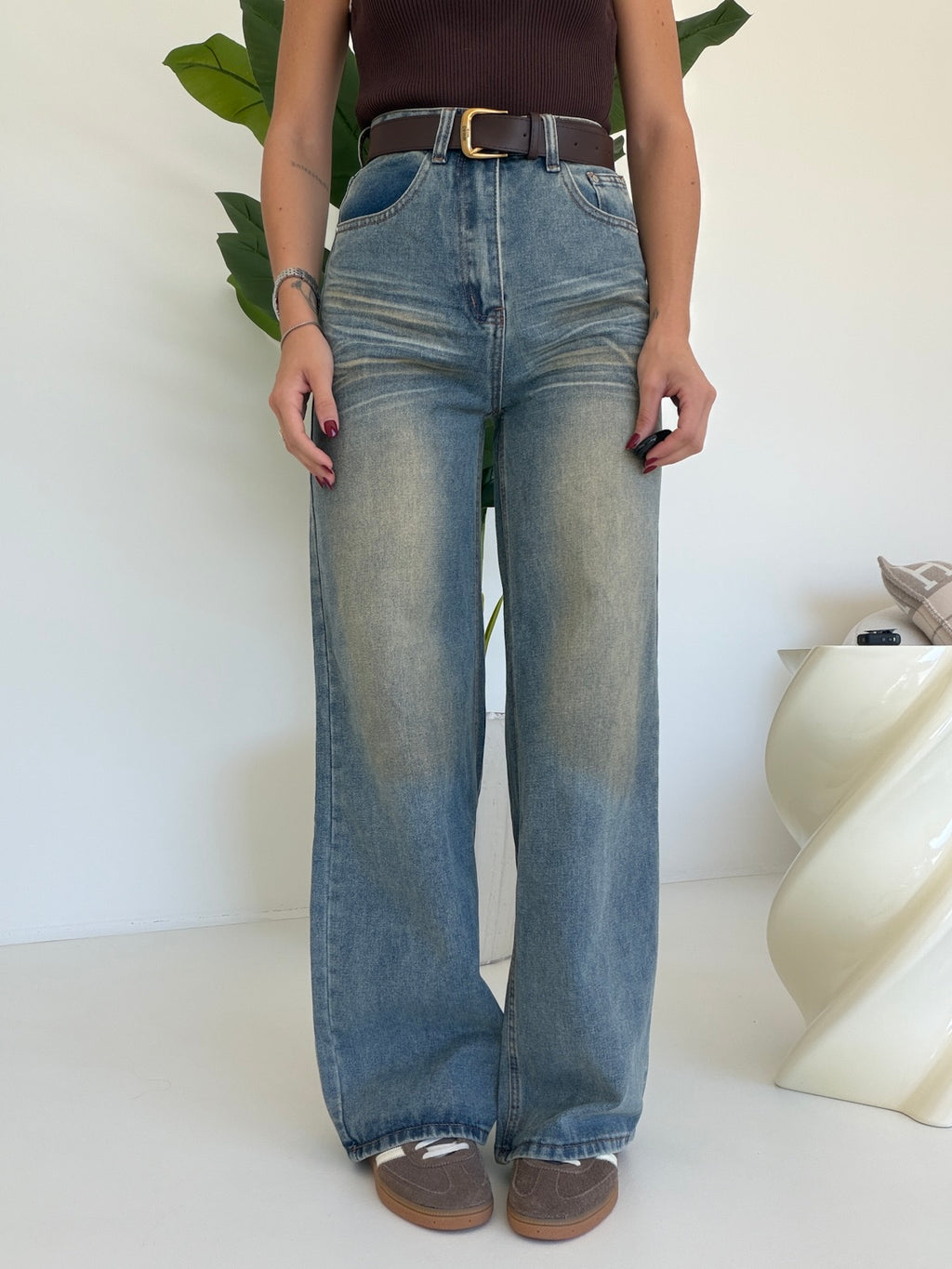 MI2662-JEANS+CINTURA BICE