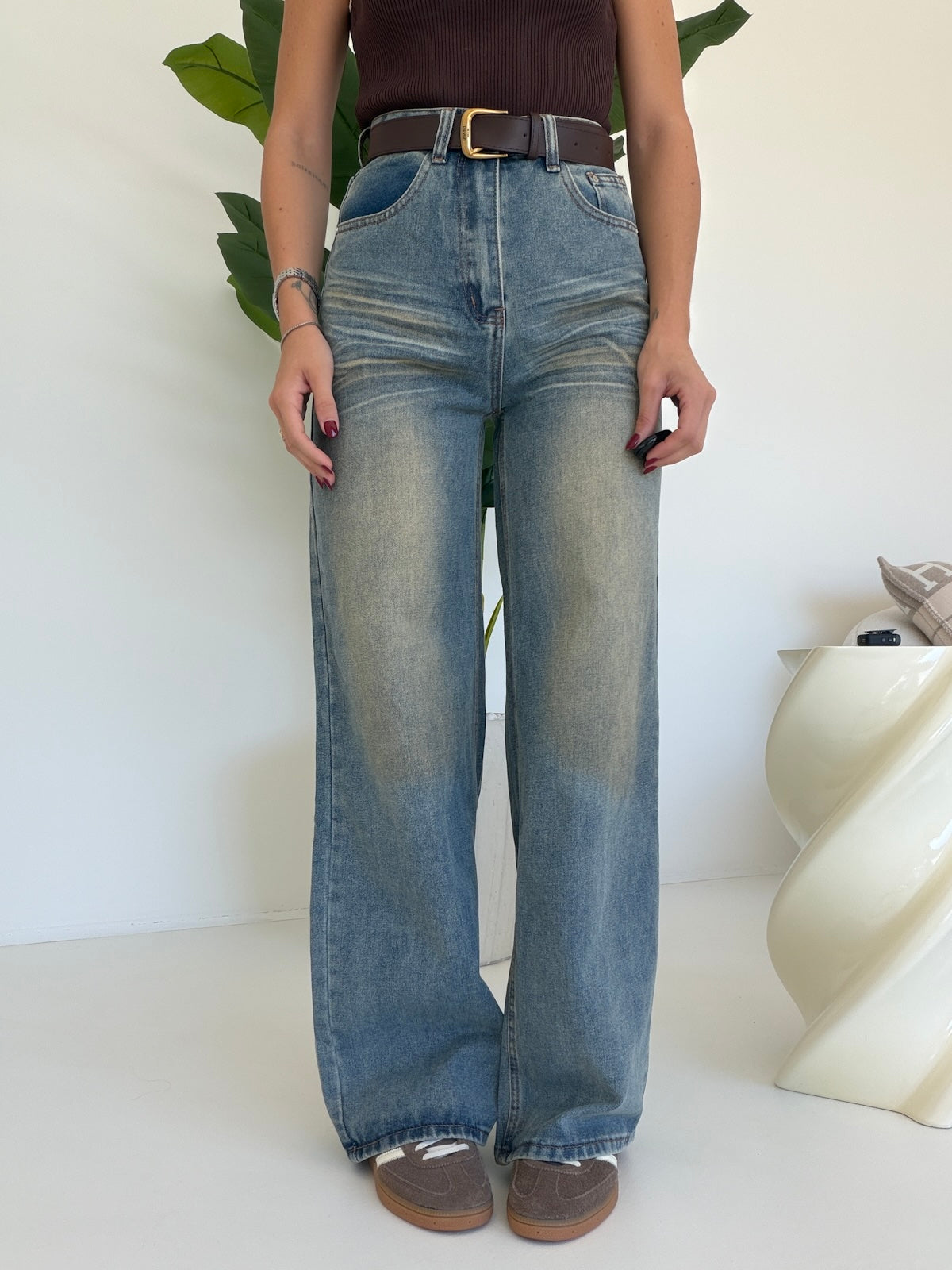 MI2662-JEANS+CINTURA BICE