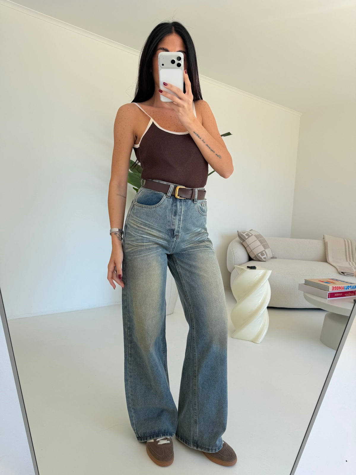 MI2662-JEANS+CINTURA BICE