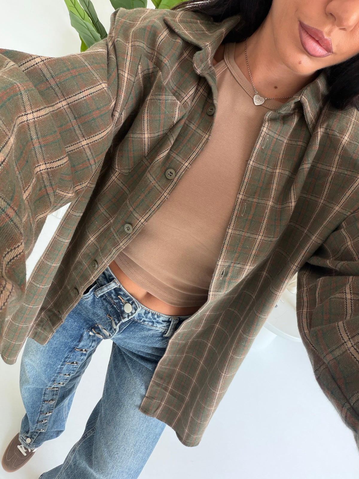 19579-CAMICIA TARTAN MILITARE