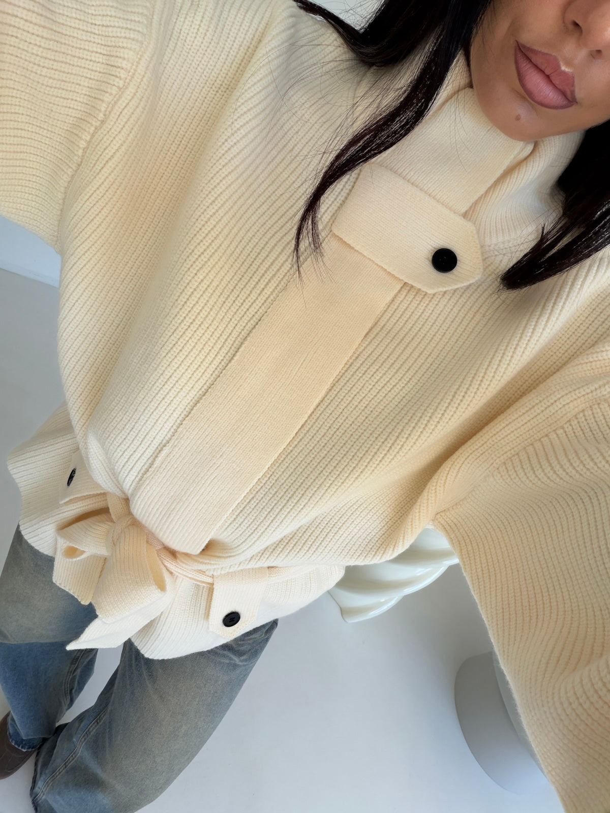 6158-MAXI CARDIGAN BURRO
