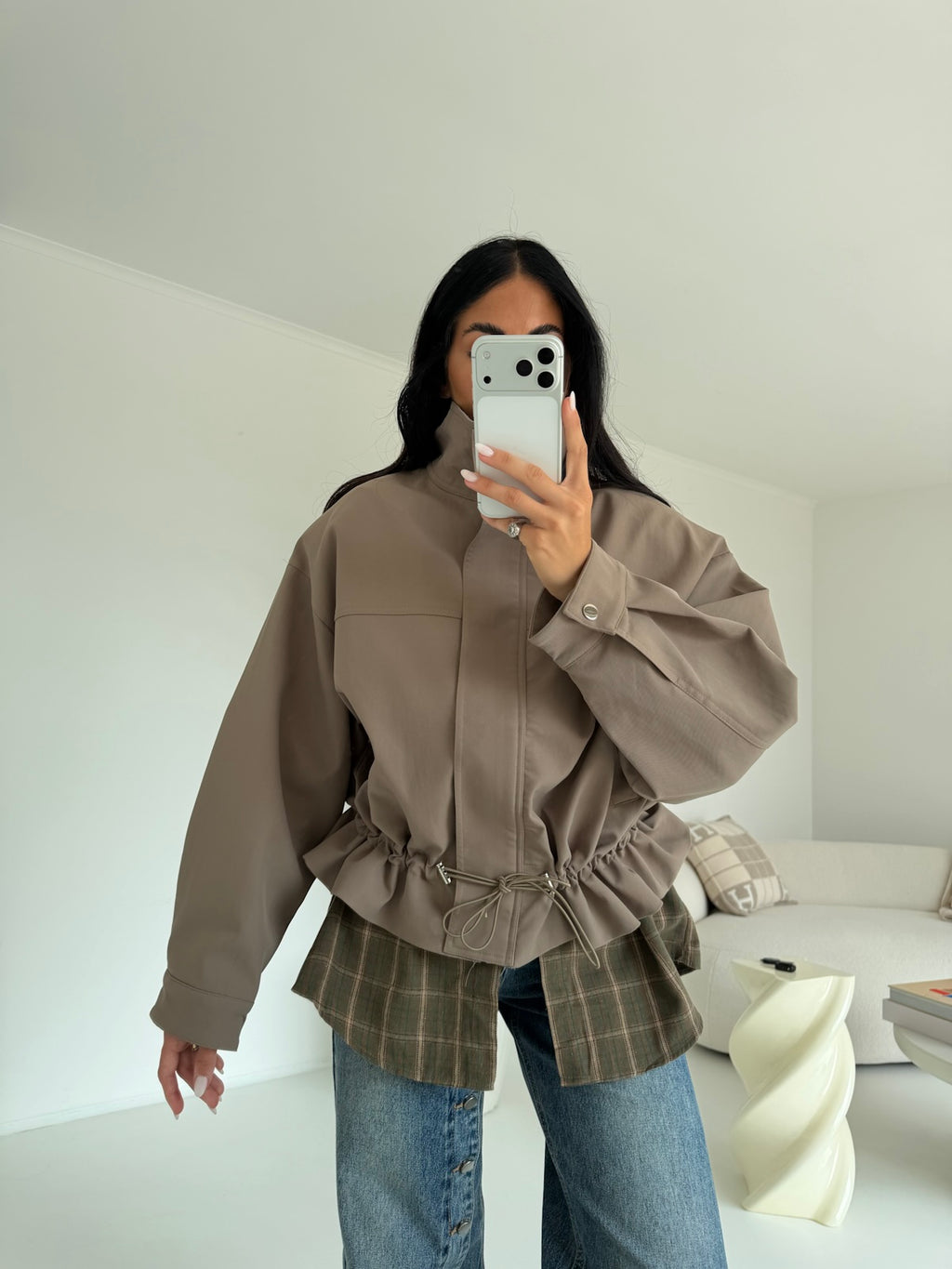 23685-BOMBER MONTPELLIER TAUPE