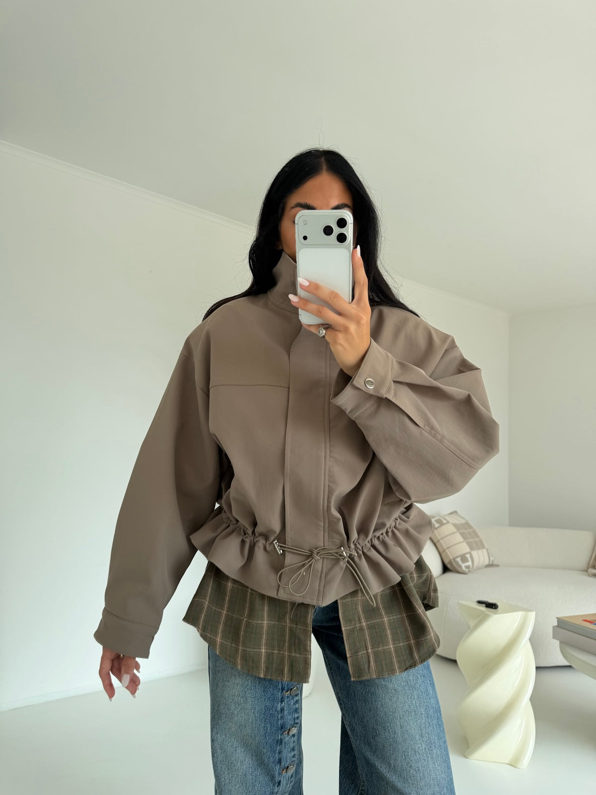 23685-BOMBER MONTPELLIER TAUPE