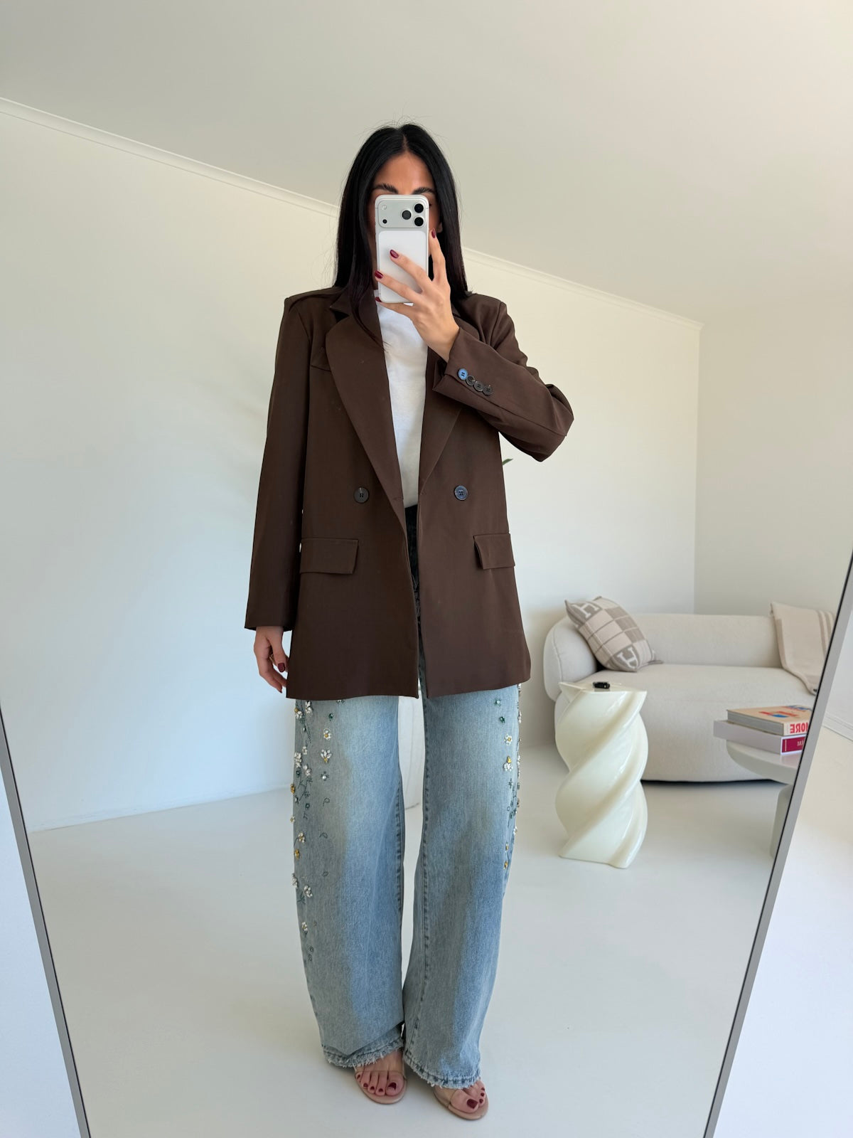 BLAZER DOPPIO BOTTONE CHOCO