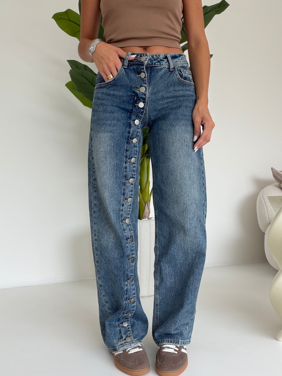 A5229-JEANS BOTTONI