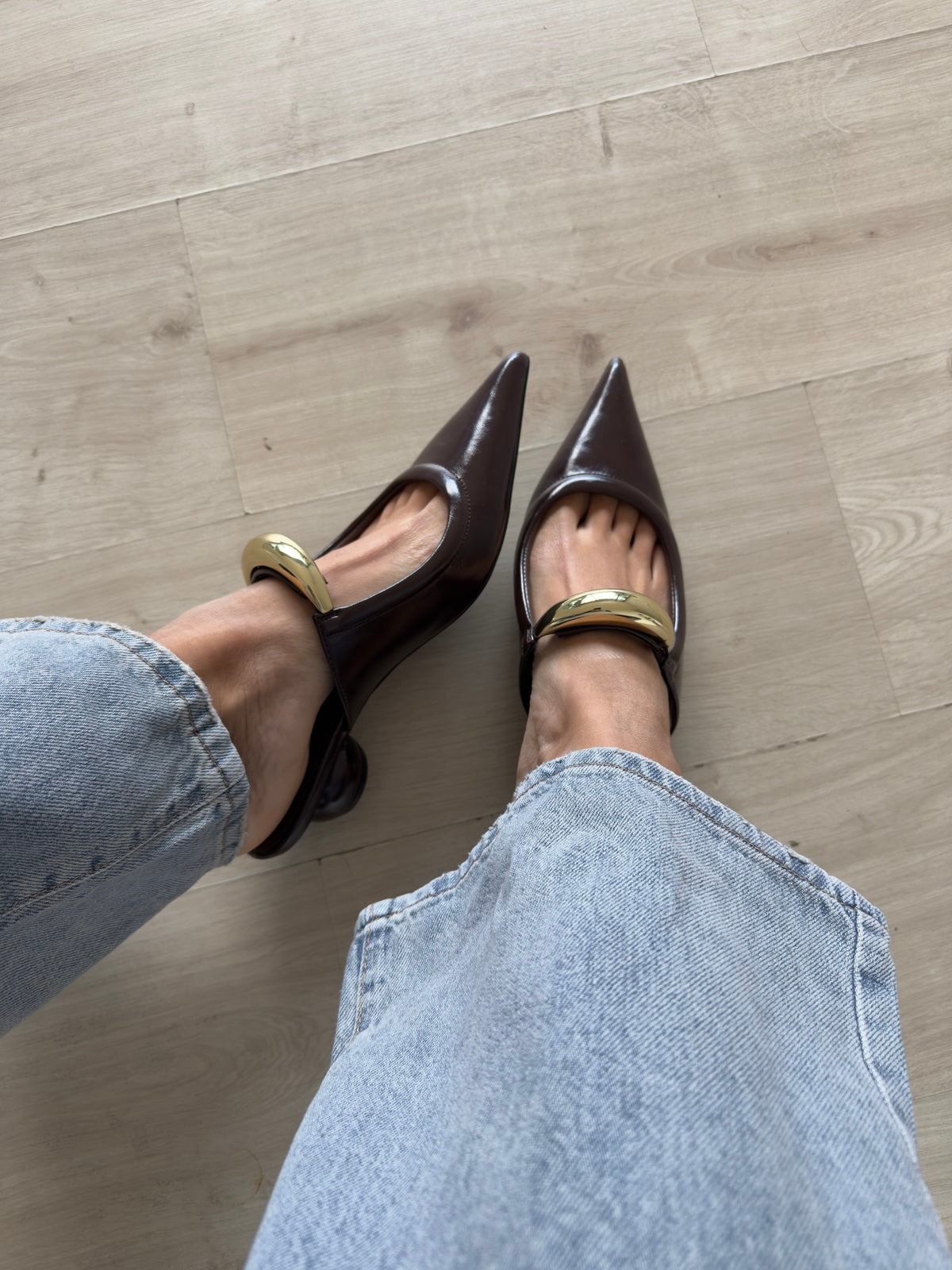 AURY-SLINGBACK CHOCO
