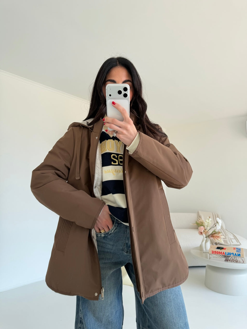 AB-879-34-PARKA REVERSIBILE BISCOTTO