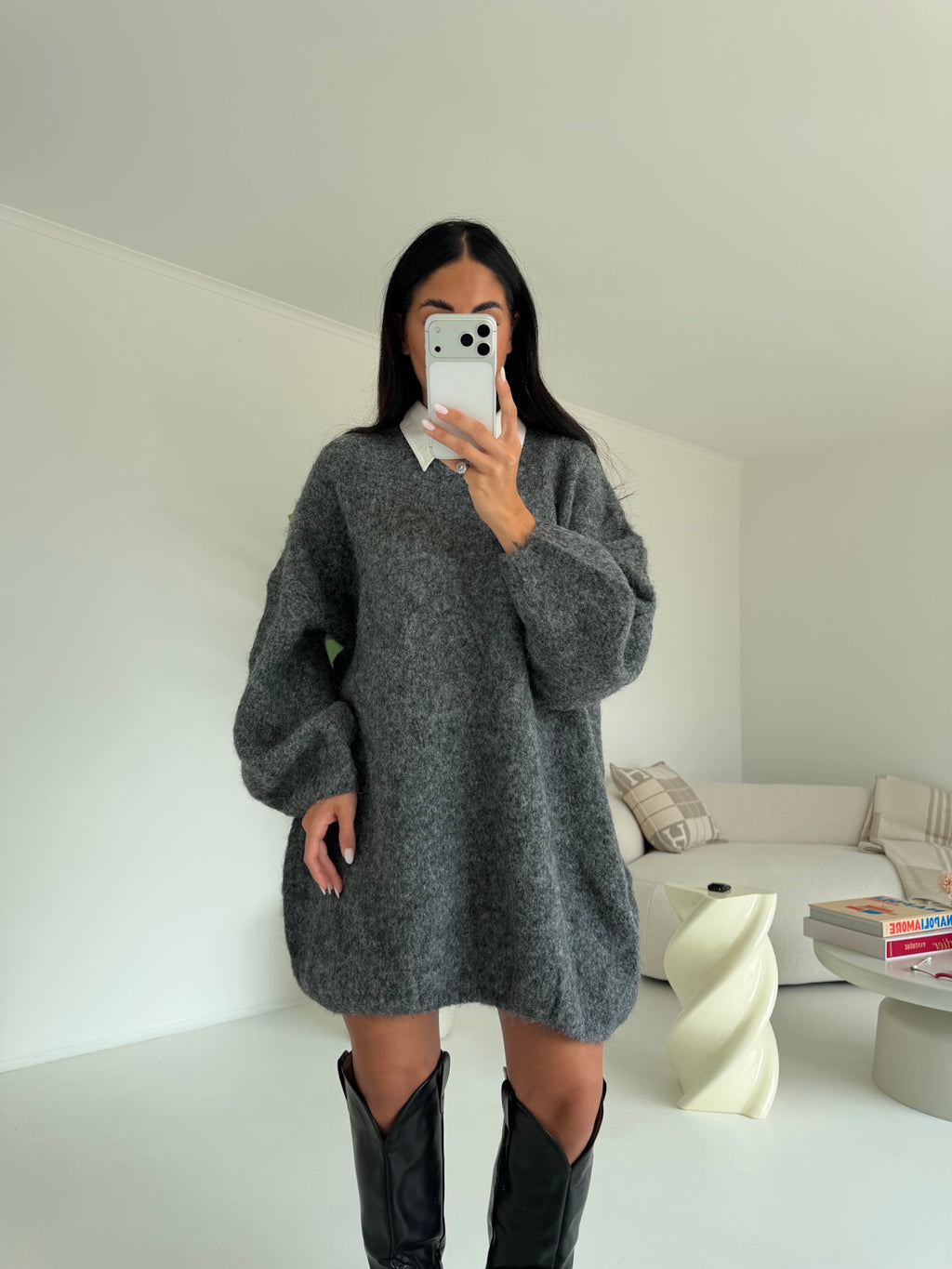50336-MAXI PULL JOLLY GREY