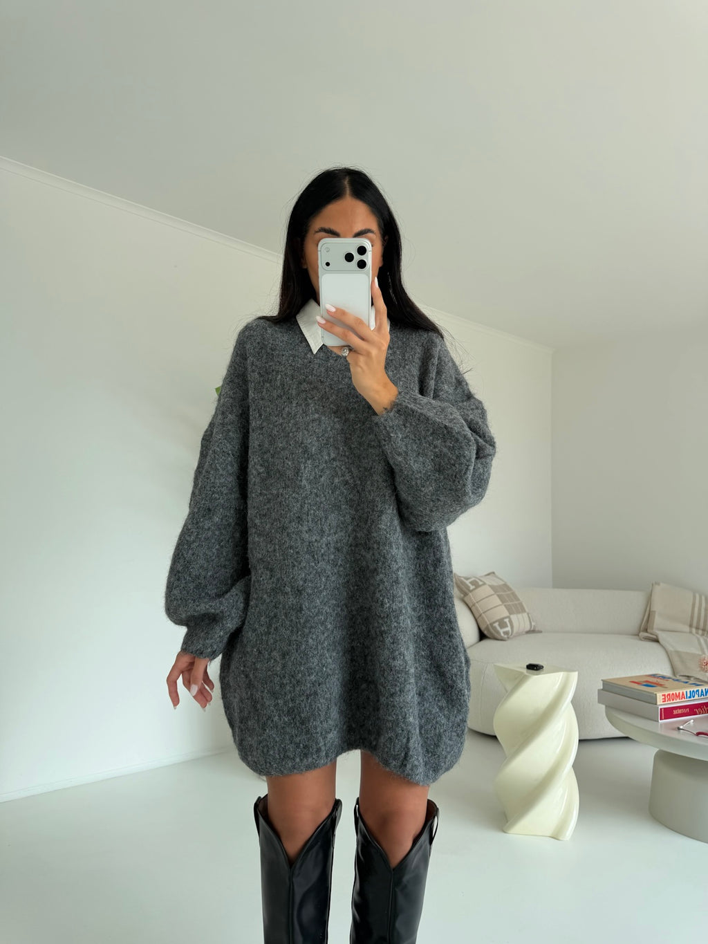 50336-MAXI PULL JOLLY GREY