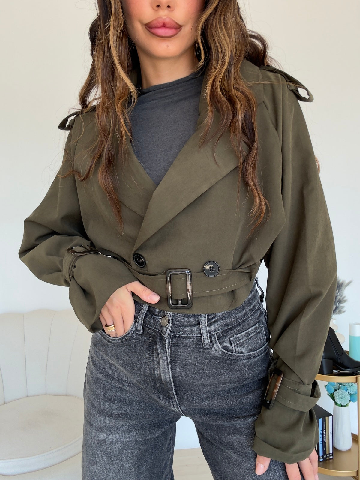 MINI TRENCH ADDISON VERDE