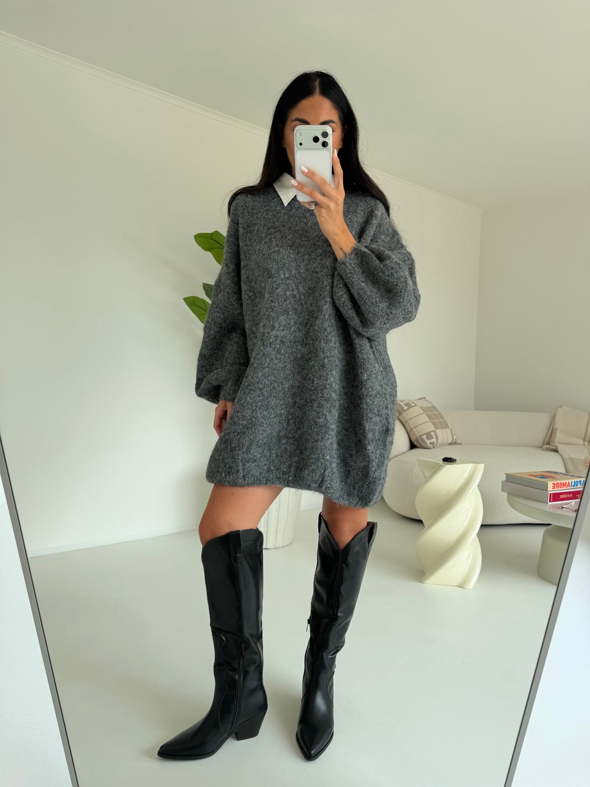 50336-MAXI PULL JOLLY GREY