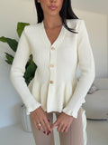 5542-CARDIGAN THAT'S AMORE MILK