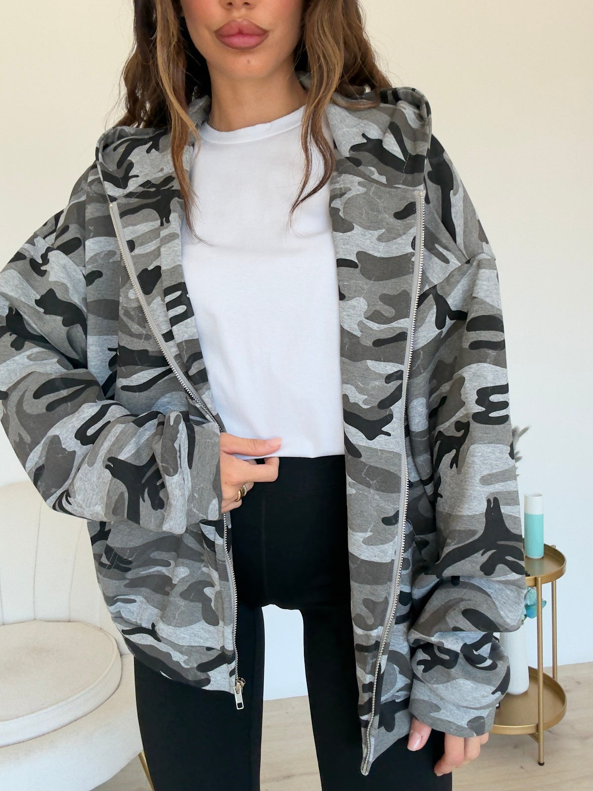 W42303-FELPA ARMY GREY