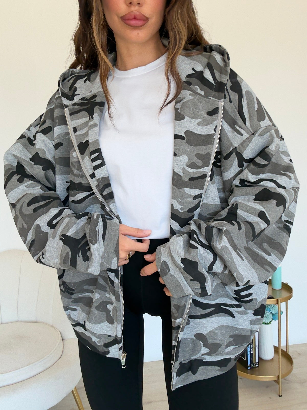 W42303-FELPA ARMY GREY