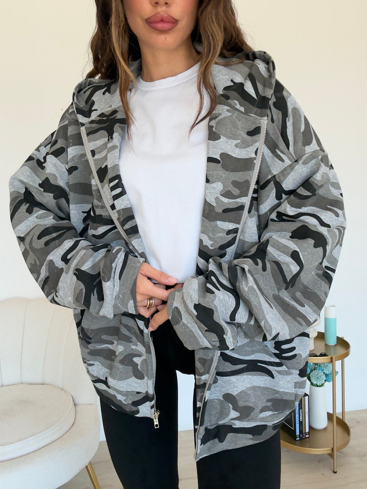 W42303-FELPA ARMY GREY