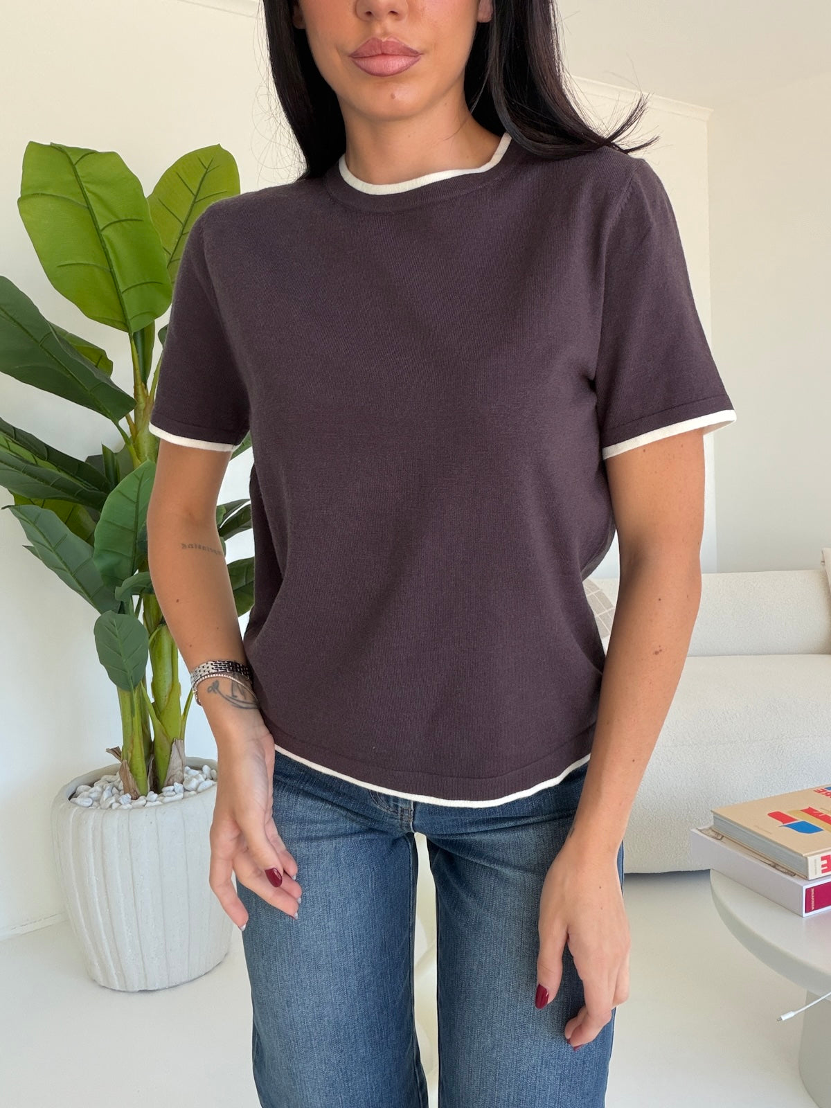 WJ84159-MAGLIA AGATA CHOCO