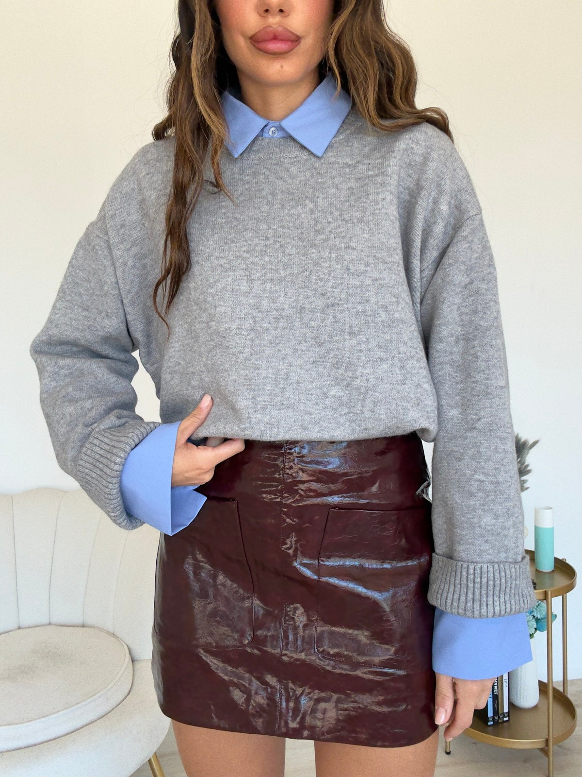 PL4950-PULL COMFY GREY