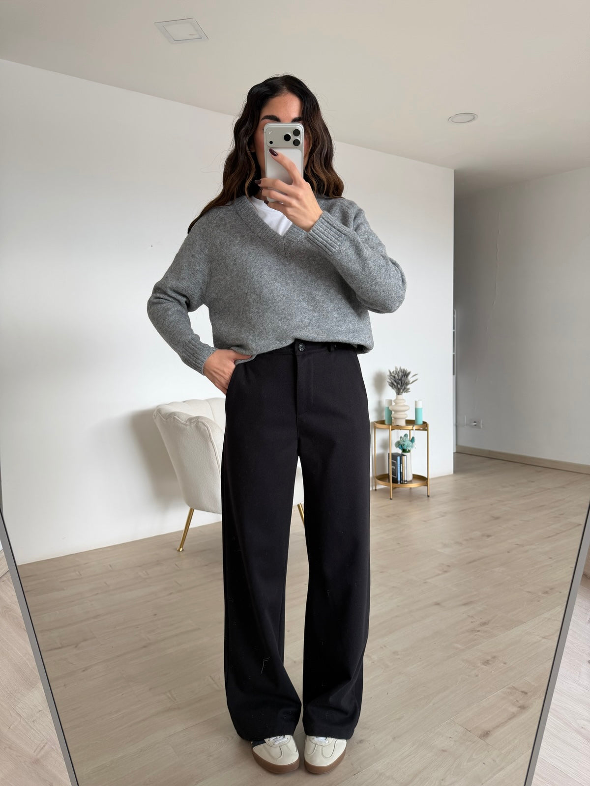 6808-PANTALONE LADY NERO