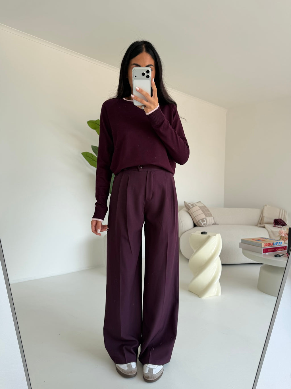 NEW PANTALONE PALAZZO WINE