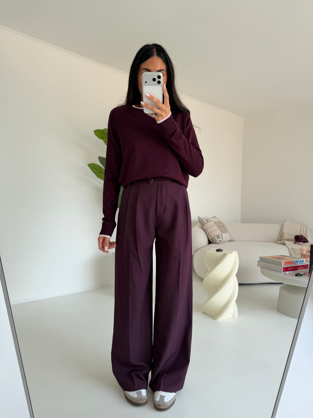NEW PANTALONE PALAZZO WINE