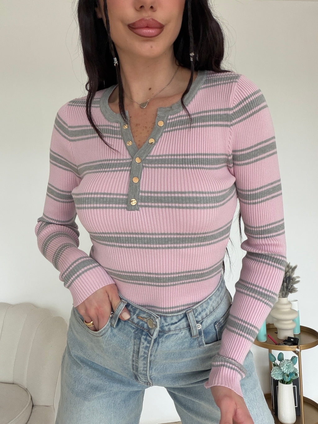 6868-MAGLIA DANIELA GREY