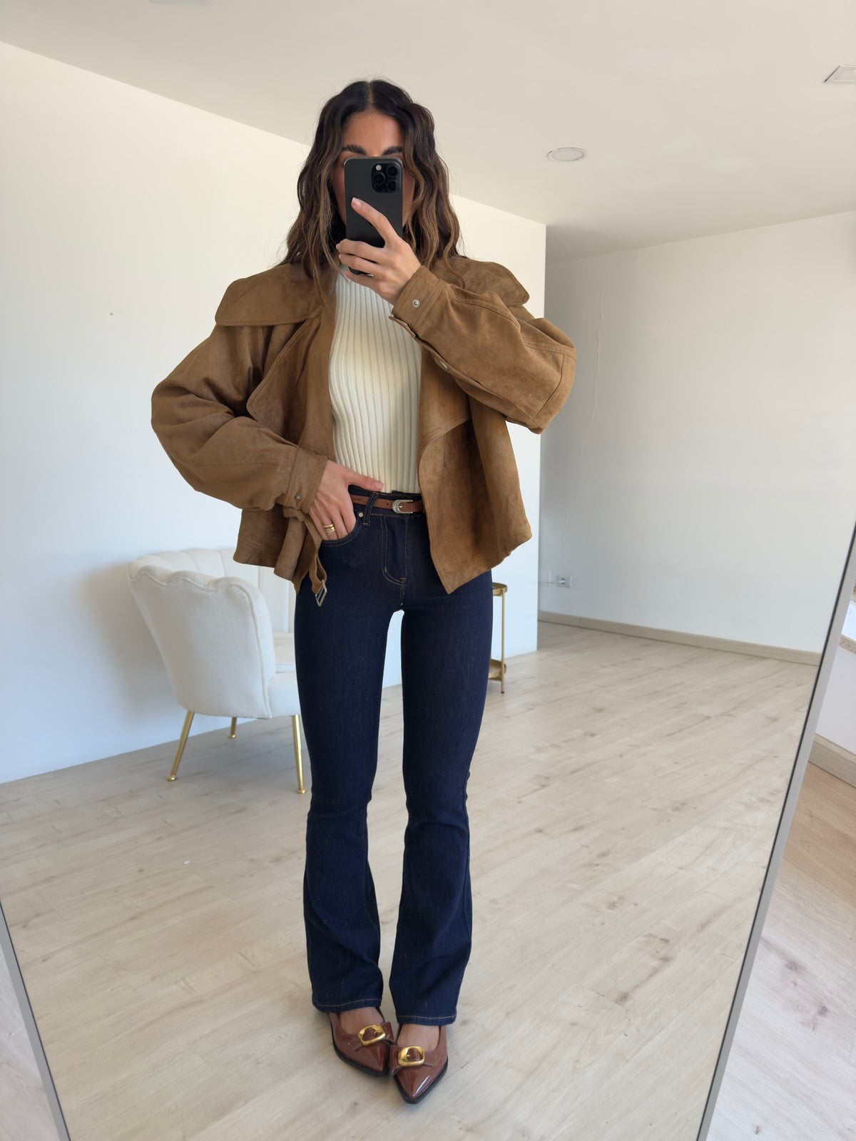 M7584-JEANS ZAMPETTA+CINTURA