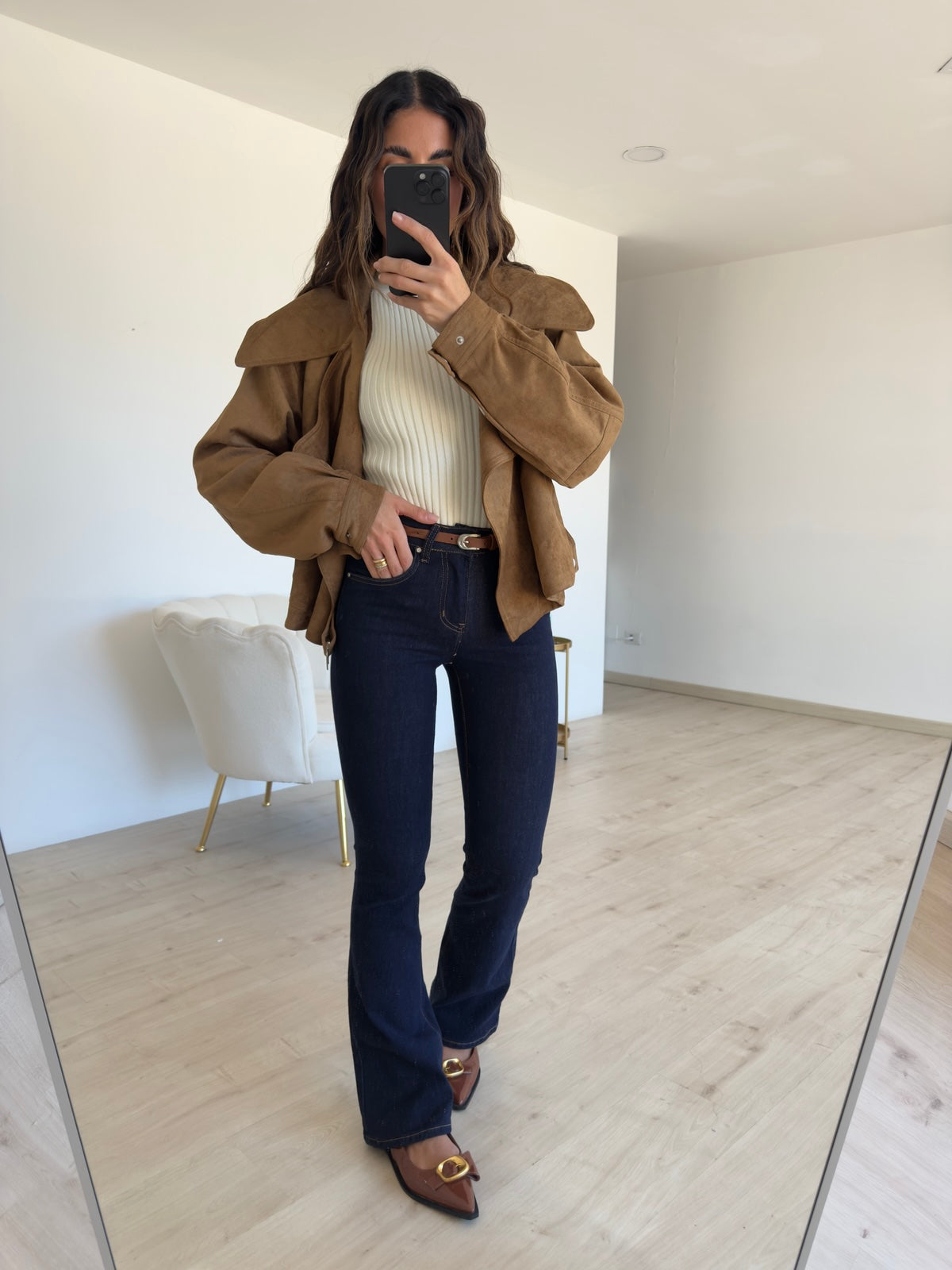 M7584-JEANS ZAMPETTA+CINTURA