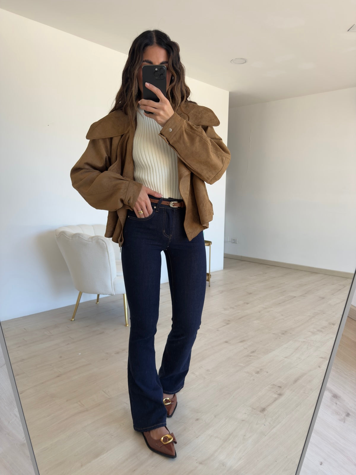 M7584-JEANS ZAMPETTA+CINTURA