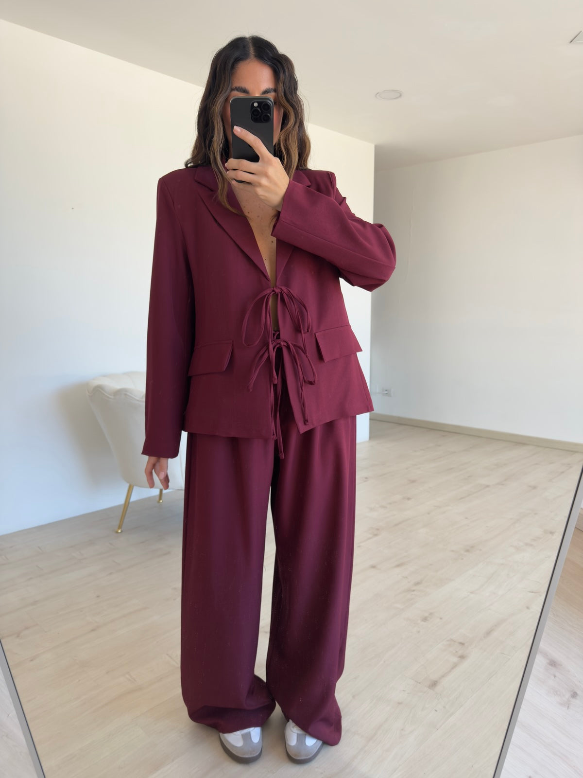 TAILLEUR LILLY BORDEAUX