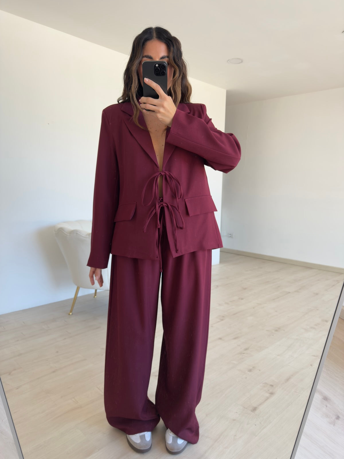 TAILLEUR LILLY BORDEAUX