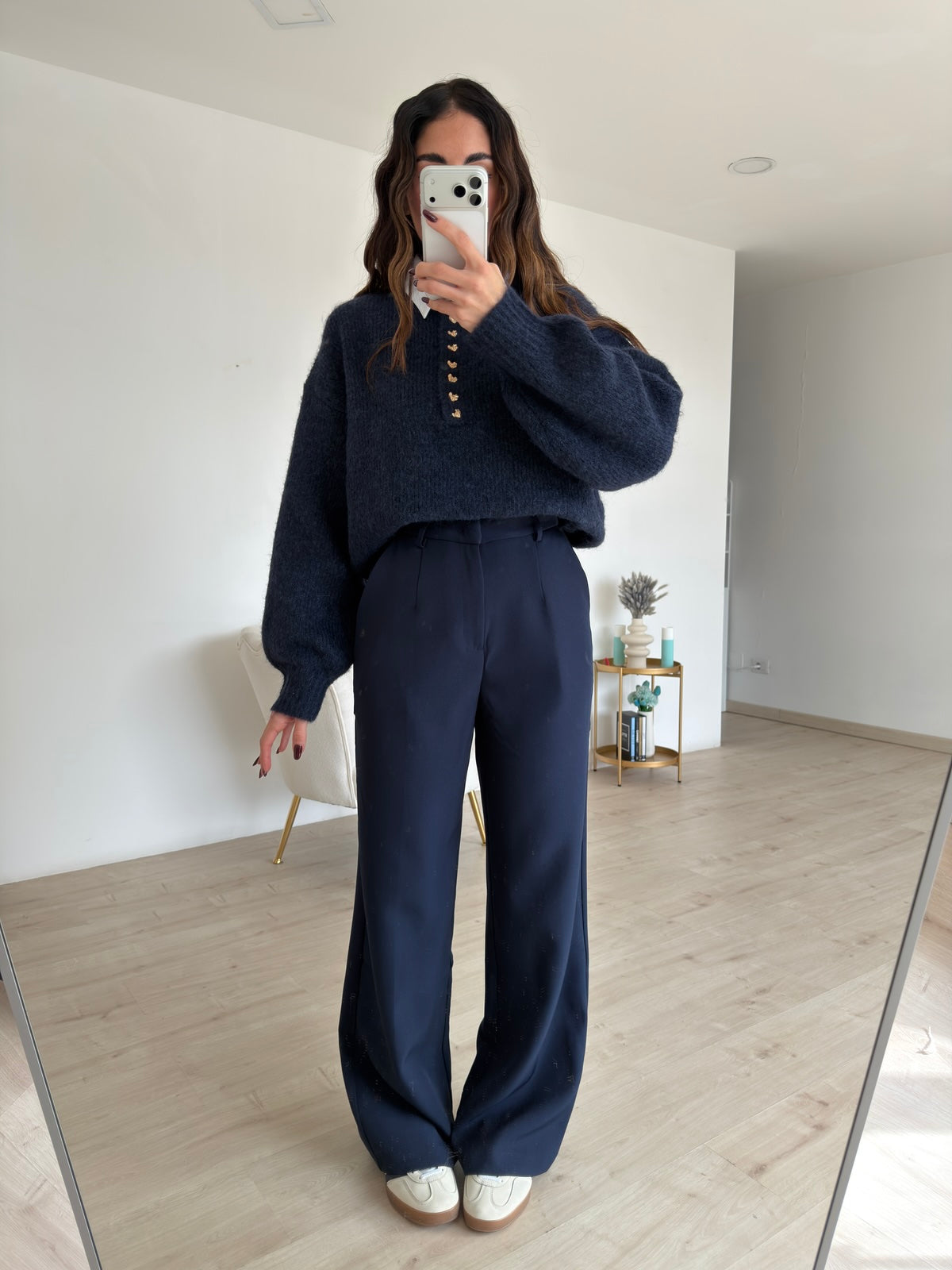 VS9007-3-PANTALONE PALAZZO CHANCE NAVY