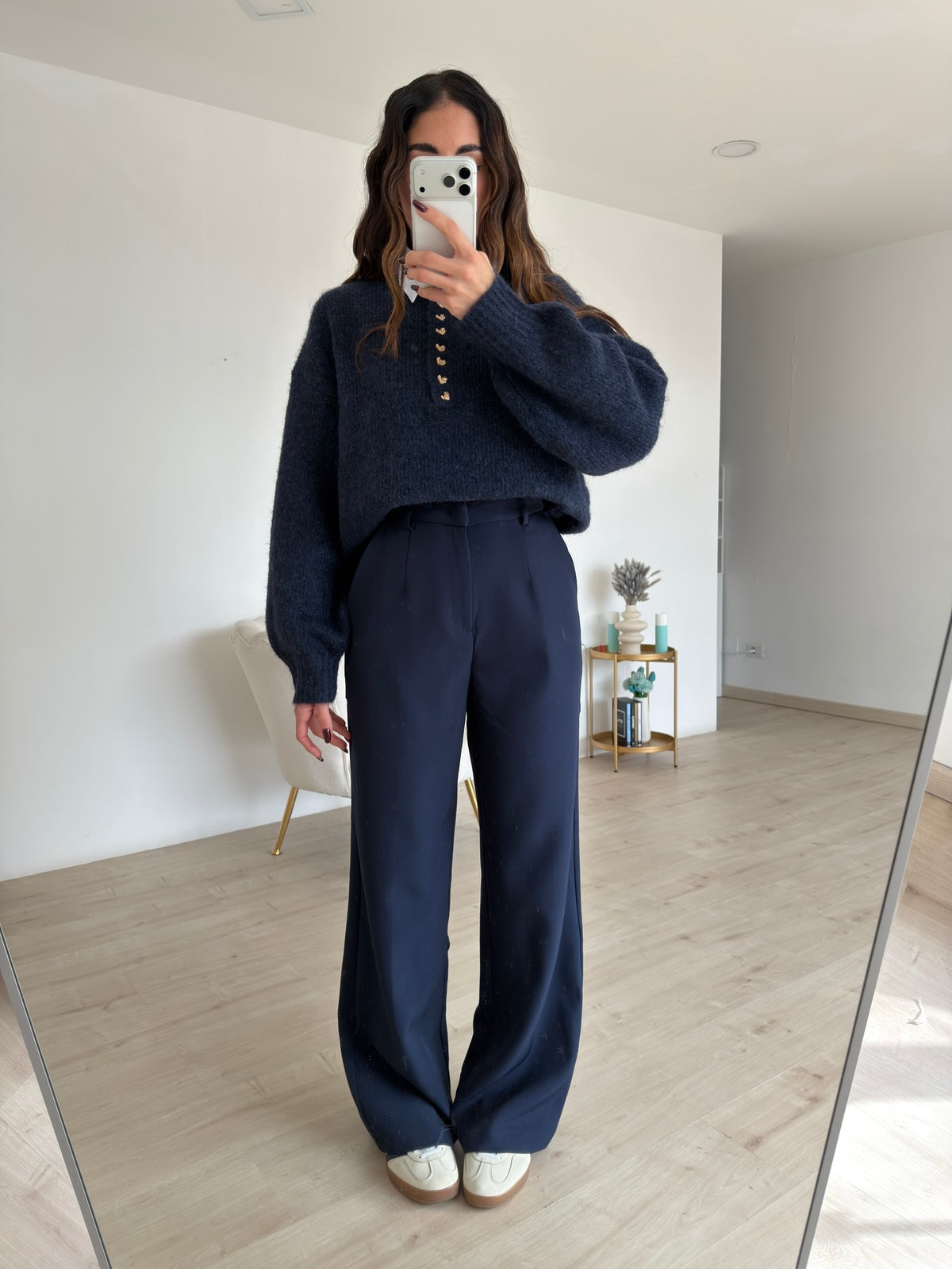 VS9007-3-PANTALONE PALAZZO CHANCE NAVY