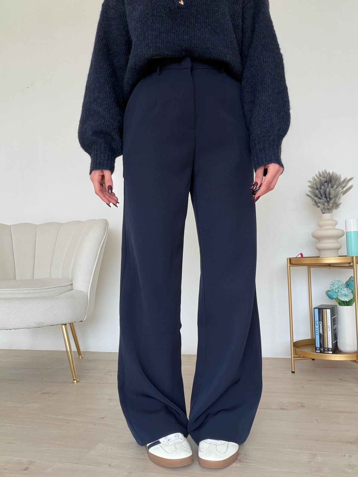 VS9007-3-PANTALONE PALAZZO CHANCE NAVY