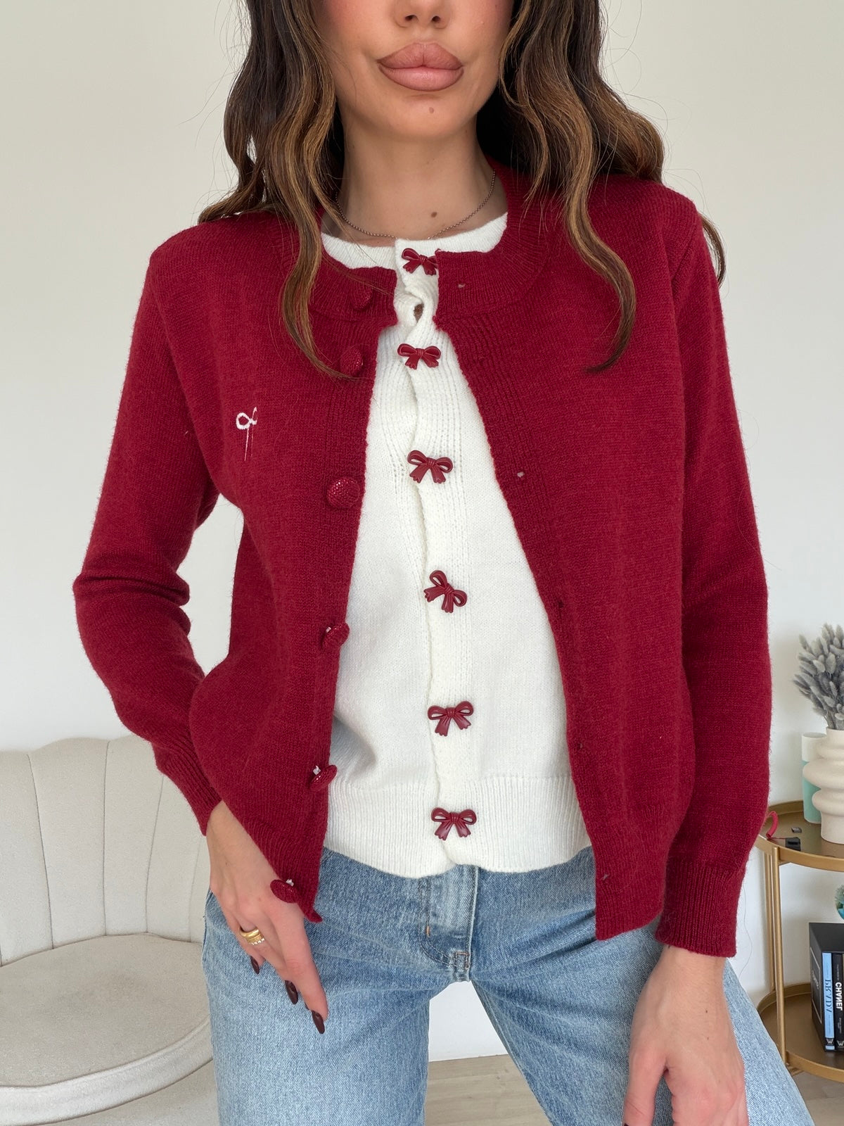 PRE ORDINE- GLI ORDINI SARANNO EVASI MERCOLEDÌ 3 DICEMBRE-8889-CARDIGAN FLAKE