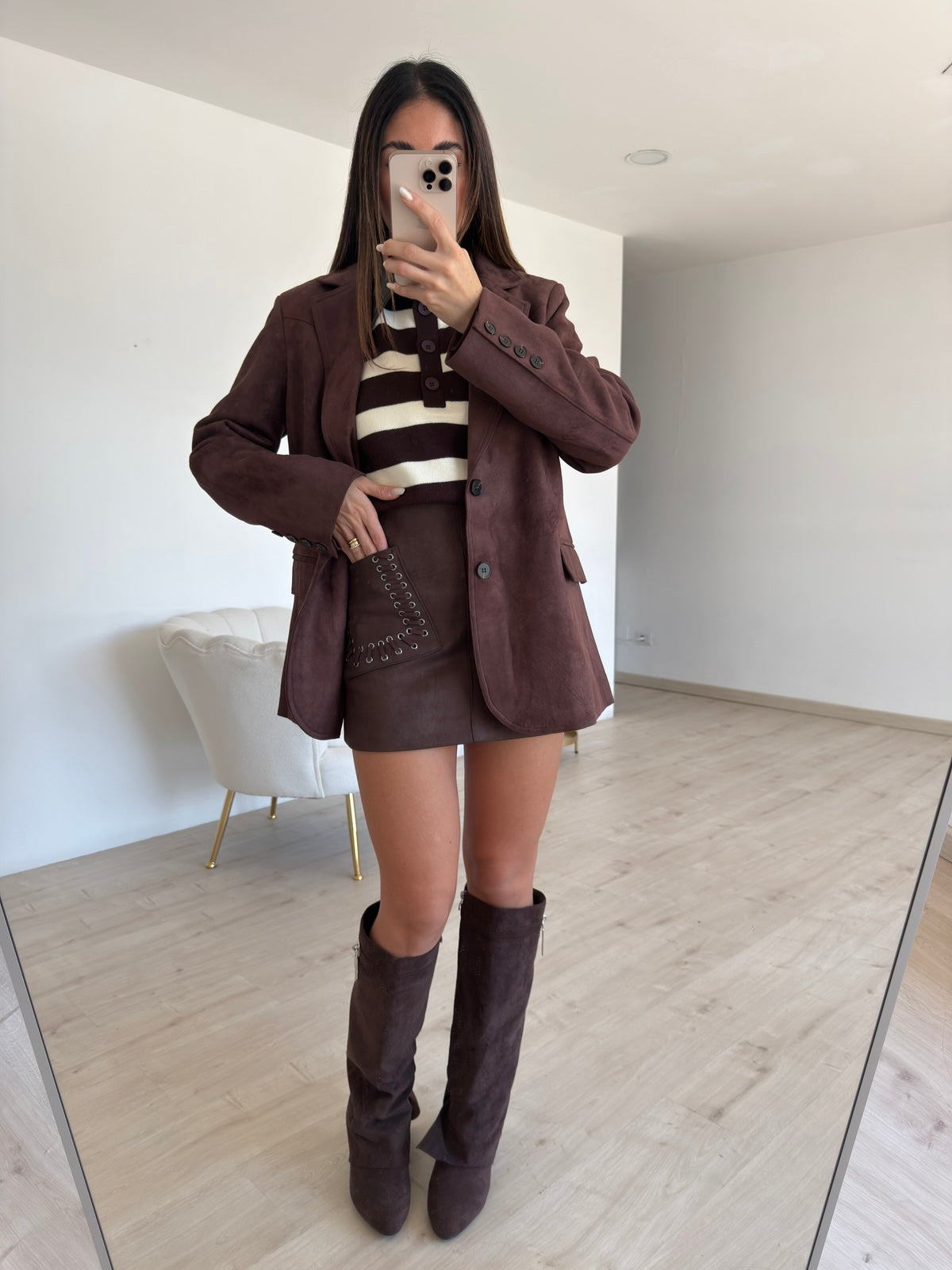 5416-BLAZER SUEDE CLEVELAND CHOCO