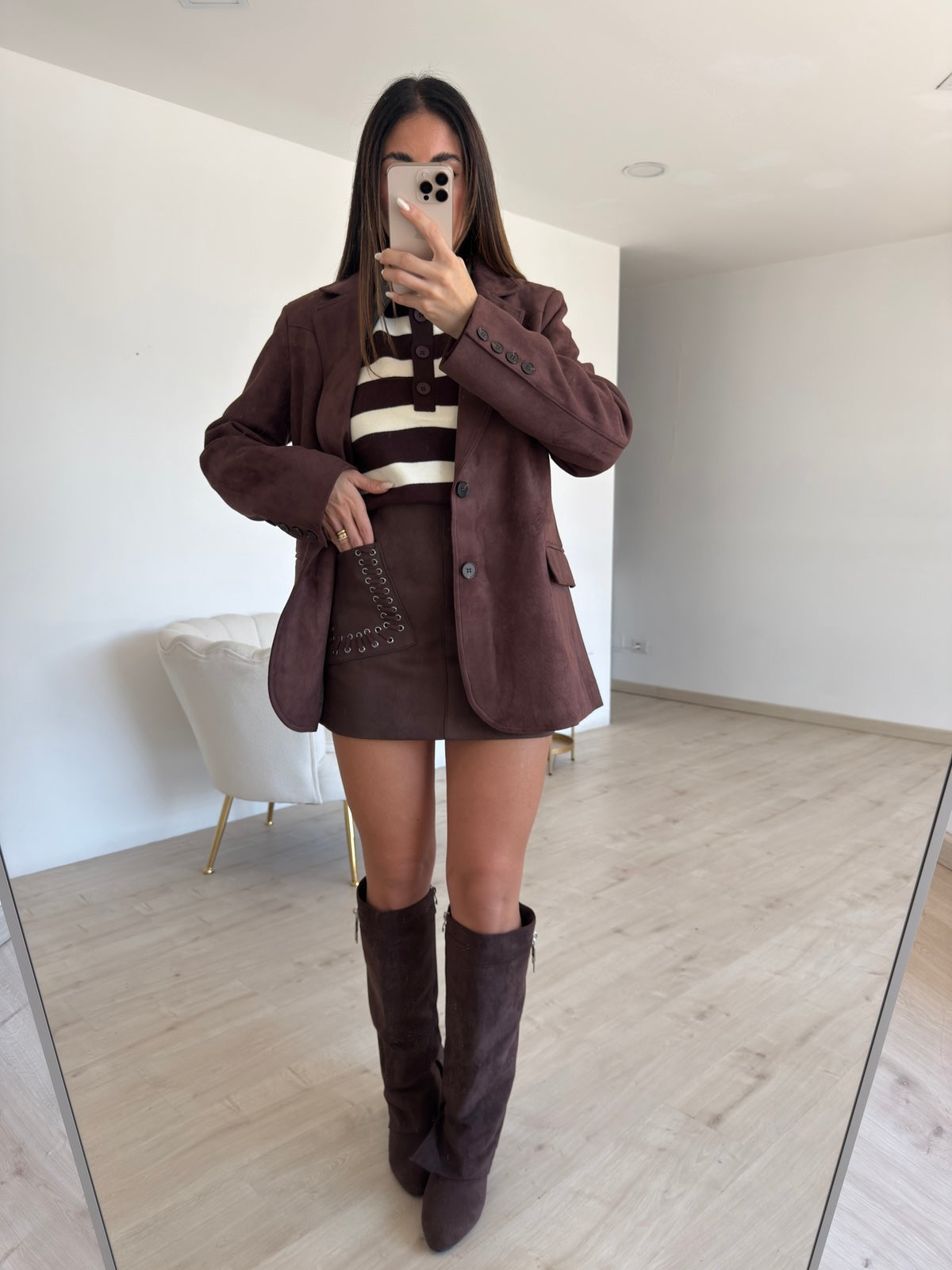 5416-BLAZER SUEDE CLEVELAND CHOCO