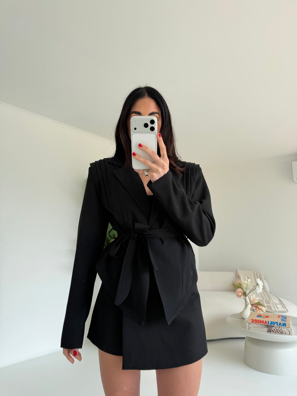 MINI TRENCH CHARLOTTE NERO