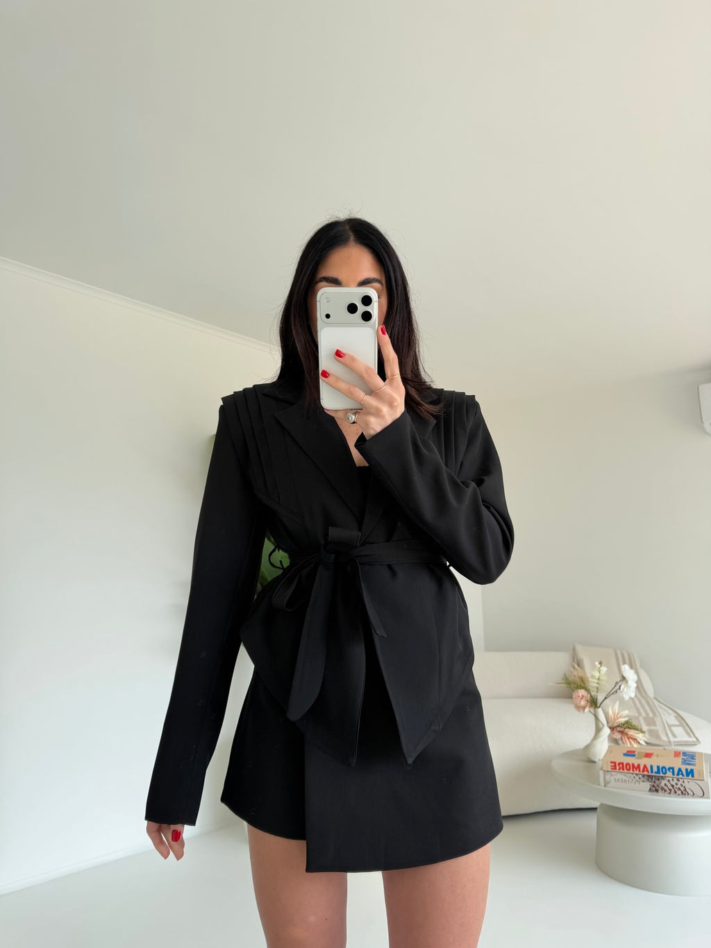 MINI TRENCH CHARLOTTE NERO