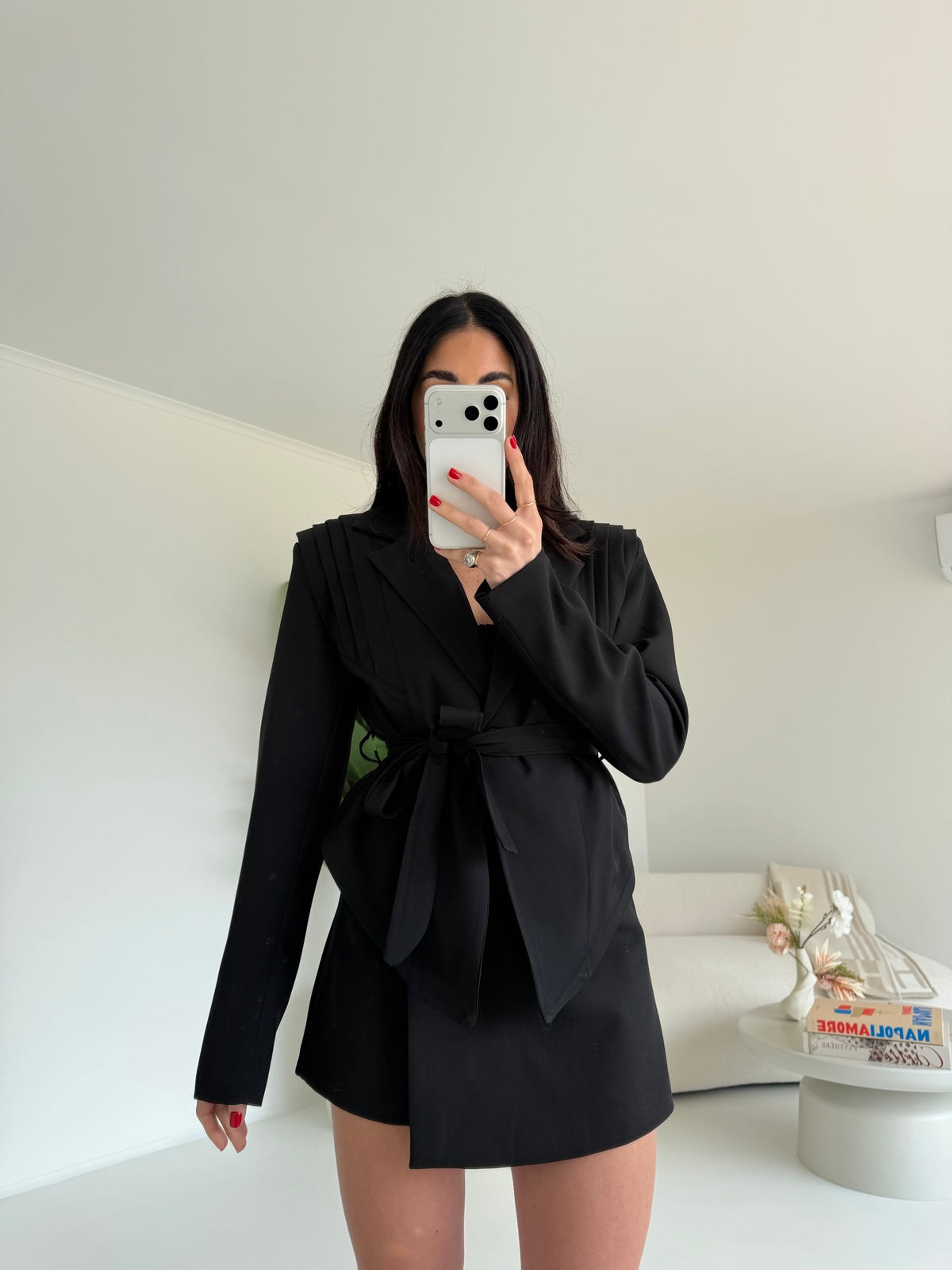 MINI TRENCH CHARLOTTE NERO