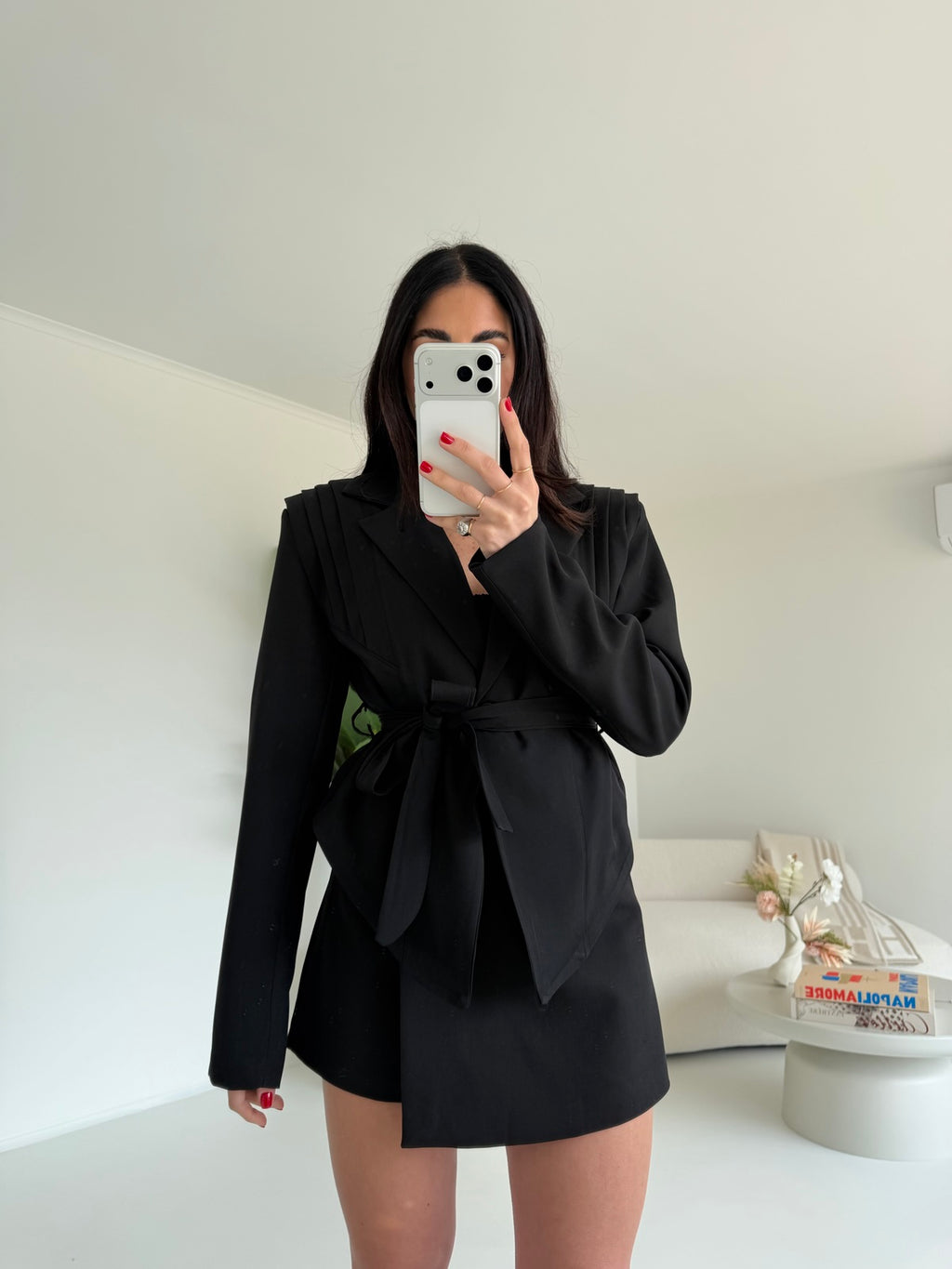 MINI TRENCH CHARLOTTE NERO