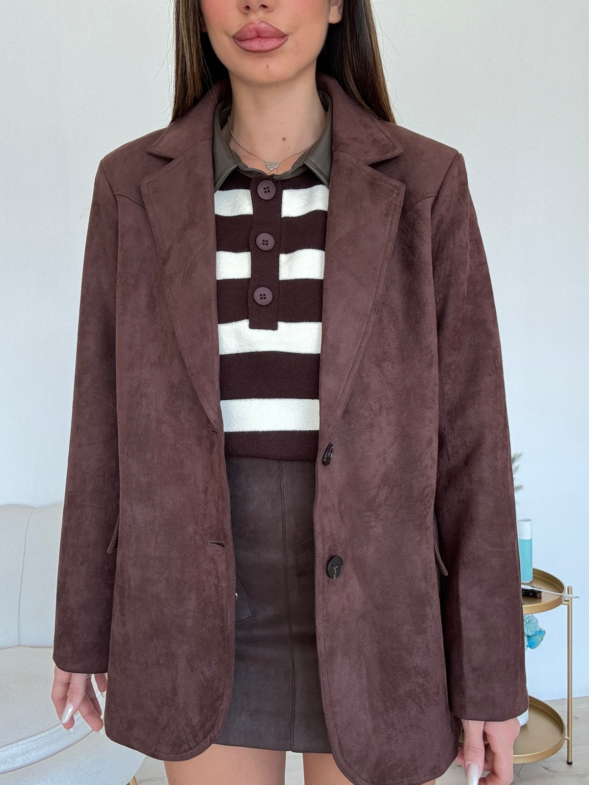 5416-BLAZER SUEDE CLEVELAND CHOCO
